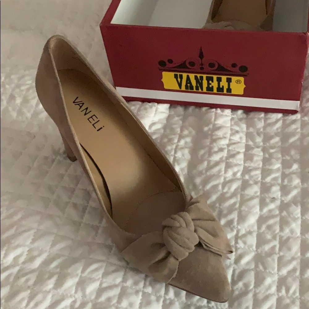 Suede Vaneli pumps